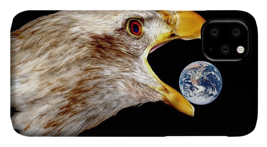 Earth Shattering Influence iPhone 11 Case featuring the photograph Earth Shattering Influence by Patrick Witz