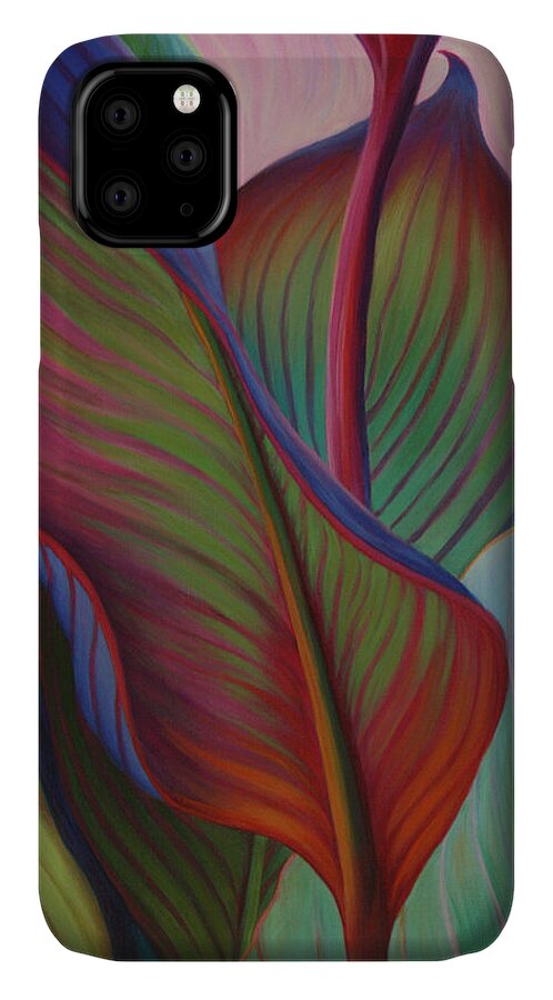 Cannas iPhone 11 Case featuring the painting Encore by Sandi Whetzel