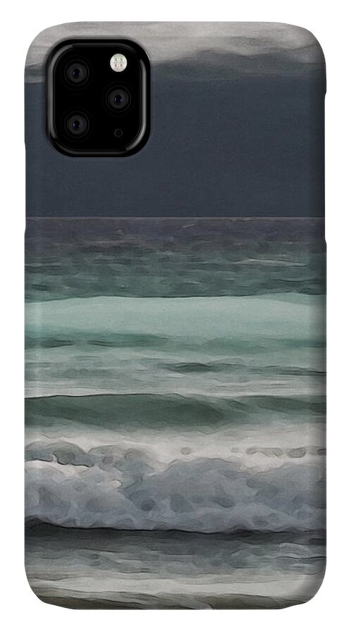 Nature iPhone 11 Case featuring the digital art Even Tides by David Hansen