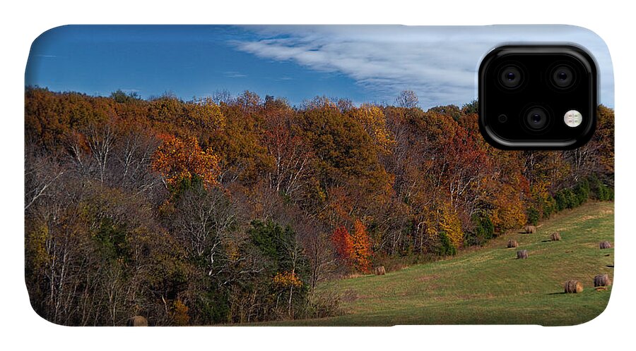Fall On The Farm iPhone 11 Case featuring the photograph Fall on the Farm by Jemmy Archer