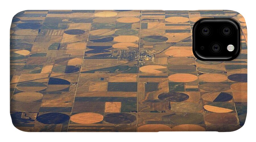 Crop Circles iPhone 11 Case featuring the photograph Farming In The Sky 2 by Anthony Wilkening