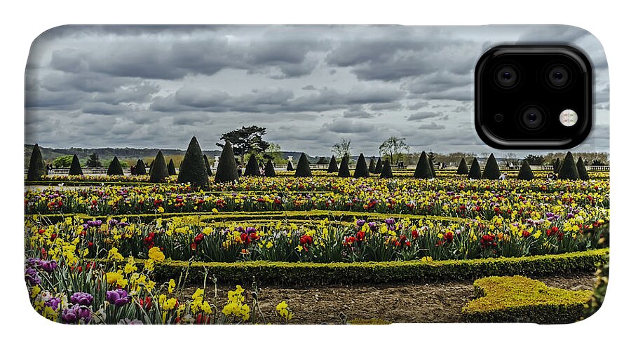 Landscape iPhone 11 Case featuring the photograph Garden of Versailles by Elvis Vaughn
