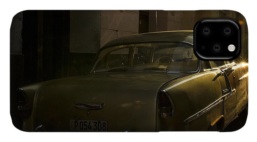 Cars iPhone 11 Case featuring the photograph Goldfinger by Pamela Steege