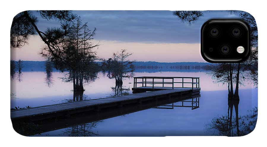 Steinhagen Reservoir iPhone 11 Case featuring the photograph Good Morning for FIshing by David Morefield