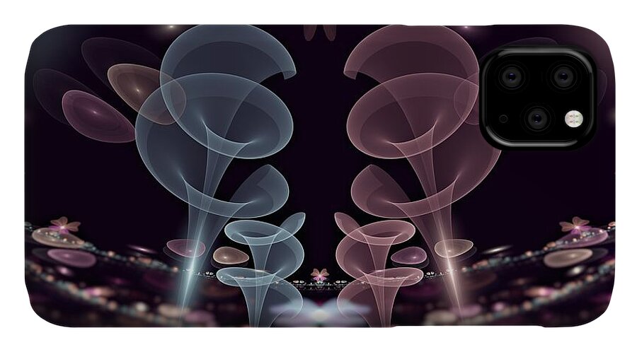 Fractal iPhone 11 Case featuring the digital art Harmony by Missy Gainer