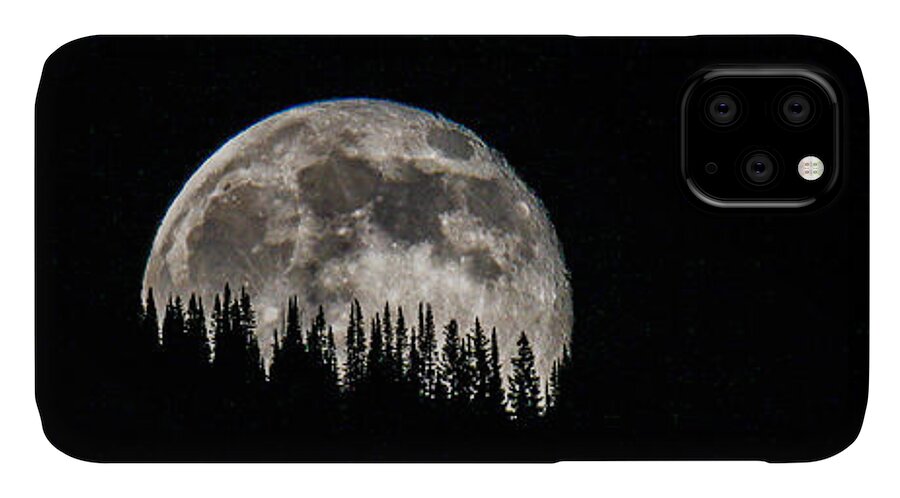 Moon iPhone 11 Case featuring the photograph Harvest Moon by Kevin Dietrich