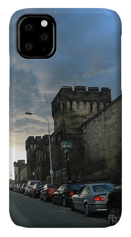 Castle iPhone 11 Case featuring the photograph Heavy Weather over Eastern State by Christopher Plummer