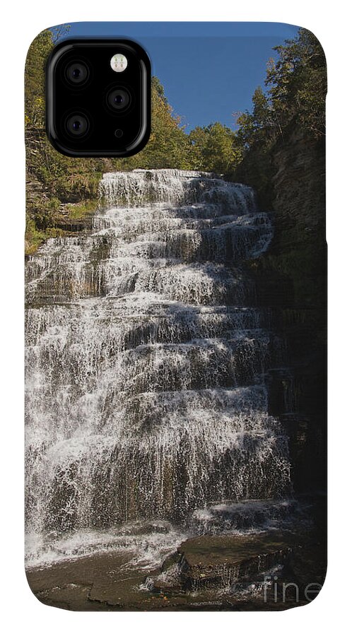 Water iPhone 11 Case featuring the photograph Hector Falls by William Norton