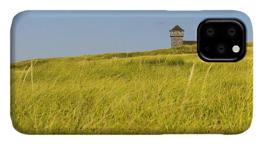 Landscape iPhone 11 Case featuring the photograph Hillside at the Beach in Truro by Michelle Constantine