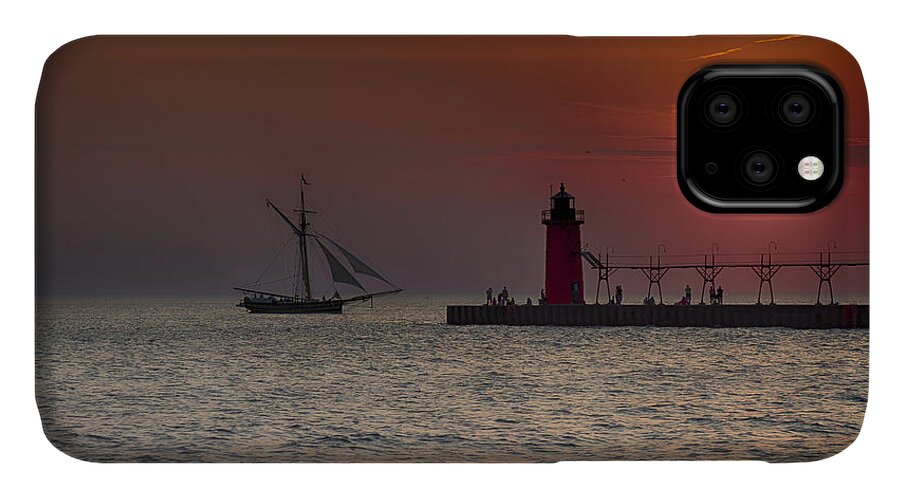 South Haven iPhone 11 Case featuring the photograph Home Bound by Jack R Perry
