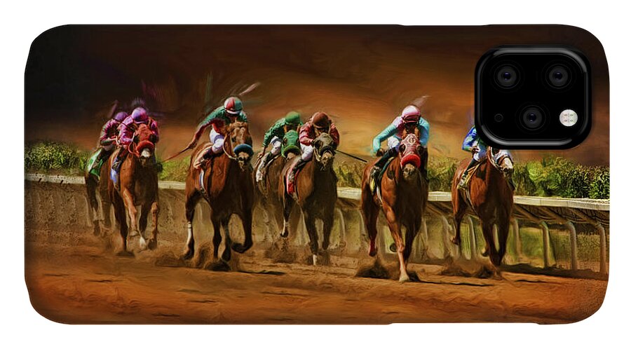 Horse iPhone 11 Case featuring the photograph Horse's 7 At The End by Blake Richards