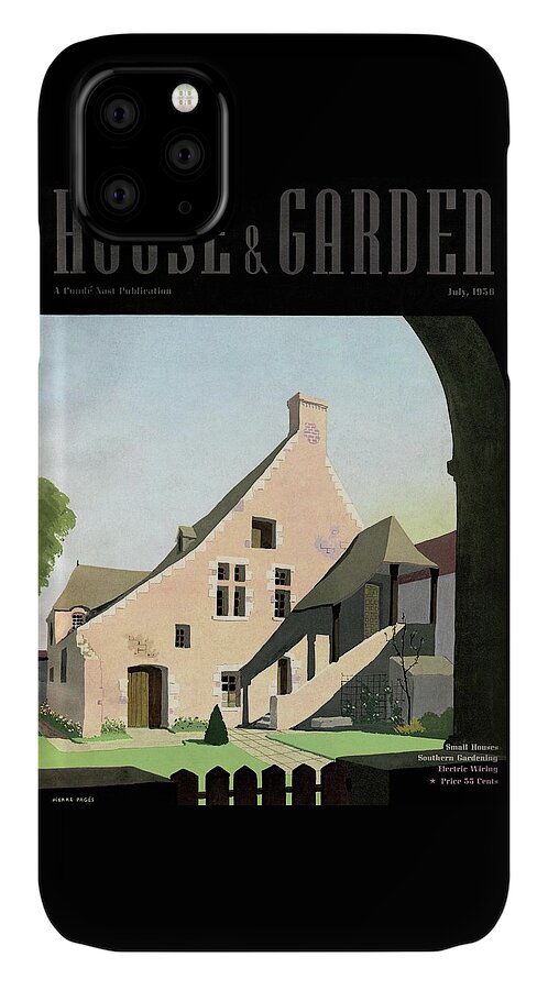 House & Garden Cover Illustration Of An Historic iPhone 11 Case