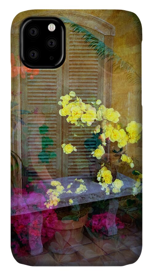 Multiple Exposure iPhone 11 Case featuring the photograph Imagine by Penny Lisowski