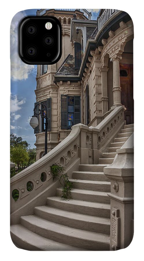 Galvestion iPhone 11 Case featuring the photograph Island Castle by James Woody