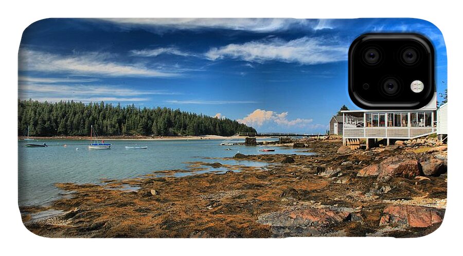 Acadia National Park iPhone 11 Case featuring the photograph Isle au Haut House by Adam Jewell