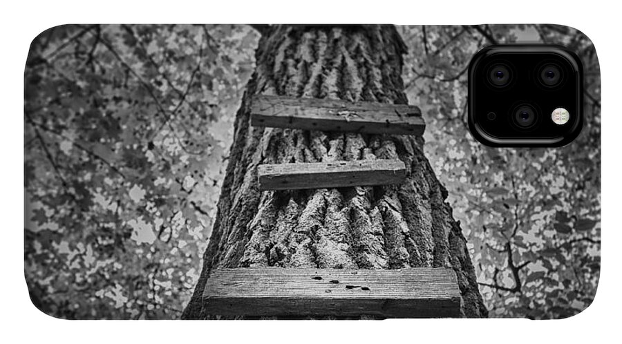 Tree iPhone 11 Case featuring the photograph Ladder to the Treehouse by Scott Norris