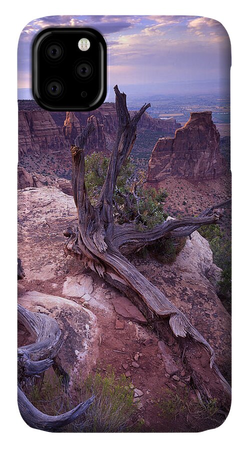 National Park iPhone 11 Case featuring the photograph Last Light on the Monument by Ray Mathis