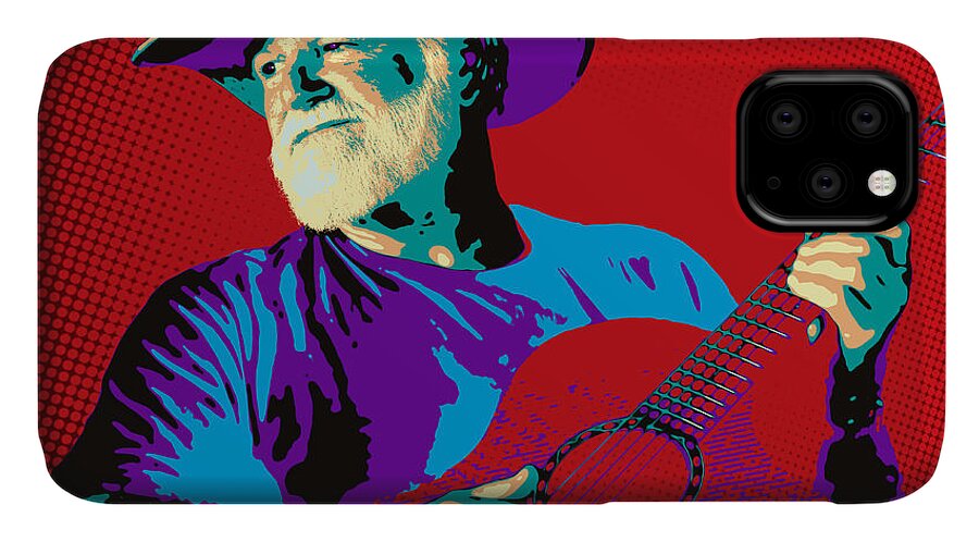 Guitar iPhone 11 Case featuring the photograph Jack Pop Art by Daniel George