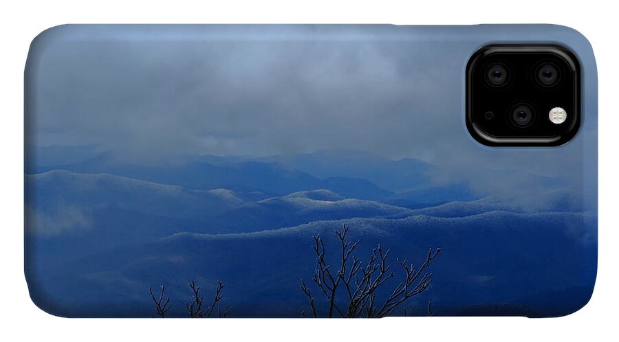 Landscape iPhone 11 Case featuring the photograph Mountains And Ice by Daniel Reed