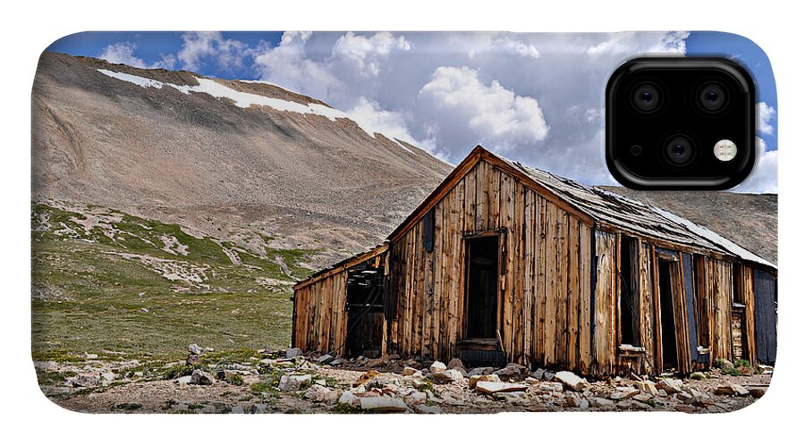 Shack iPhone 11 Case featuring the photograph Mt. Sherman by Aaron Spong