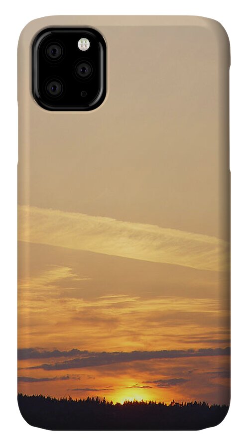 Pacific iPhone 11 Case featuring the photograph Mukeltio Sunset01 by Mamoun Sakkal