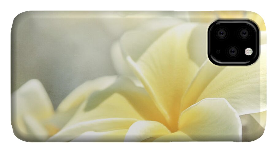 Plumeria iPhone 11 Case featuring the photograph Na Lei Pua Melia Aloha e ko Lele by Sharon Mau
