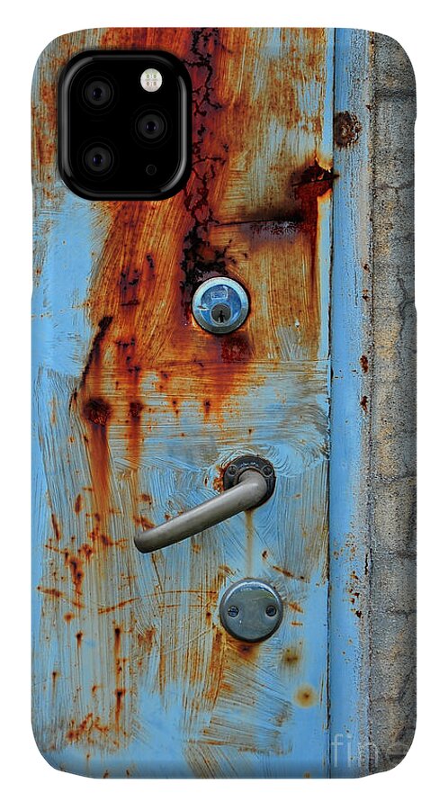 Door iPhone 11 Case featuring the photograph Open No More by Randi Grace Nilsberg