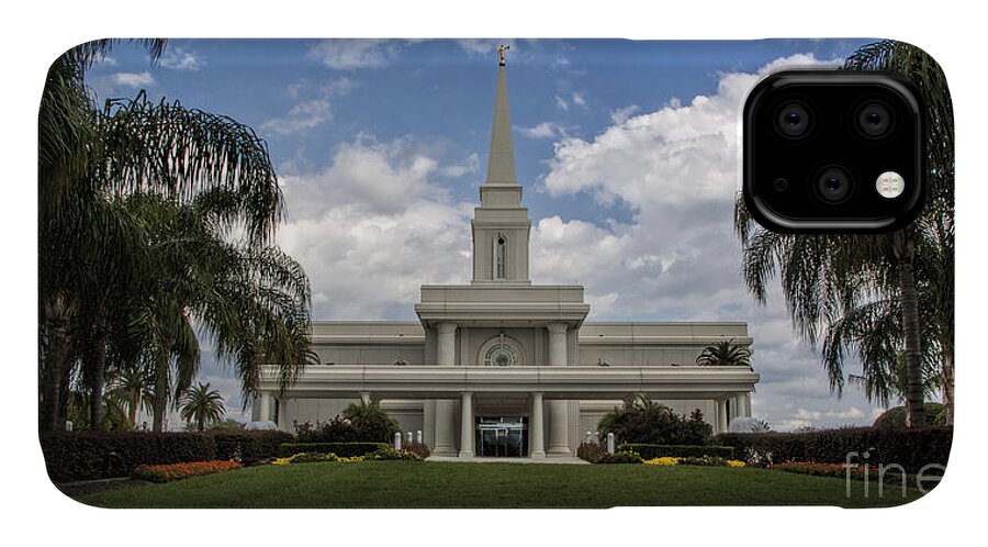 Orlando Temple iPhone 11 Case featuring the photograph Orlando Temple by Richard Lynch