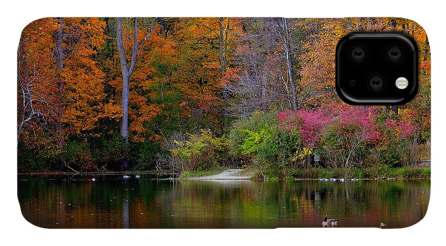 Lake iPhone 11 Case featuring the photograph Peaceful Lake by Andrea Platt
