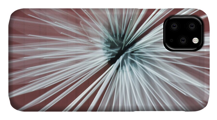 Abstract iPhone 11 Case featuring the photograph Quantum Sculpture by Thomas Lavoie