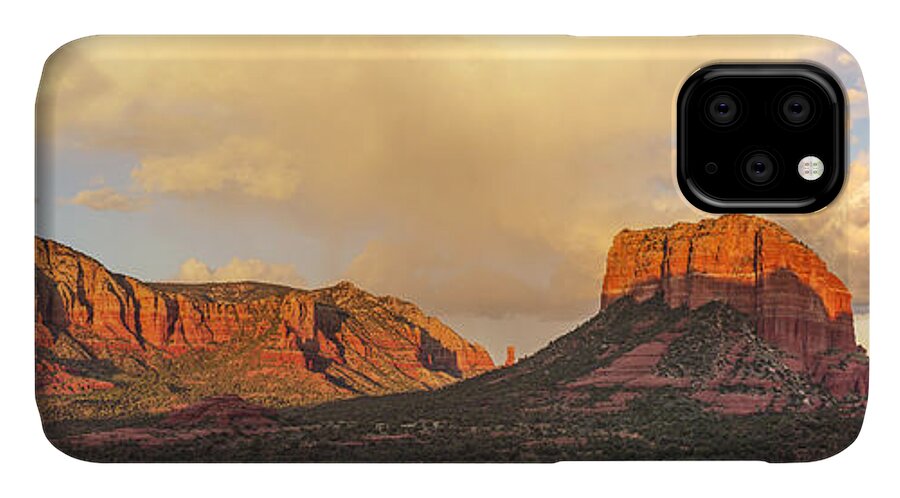Red iPhone 11 Case featuring the photograph Red Giants by Brad Scott