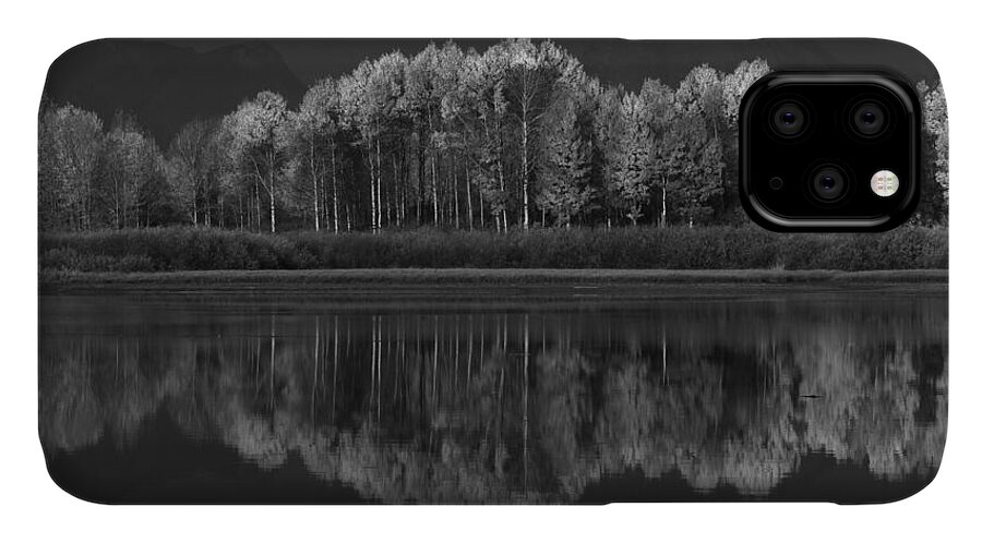 Landscape iPhone 11 Case featuring the photograph Reflections by David Andersen