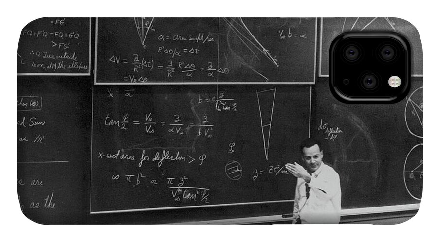 1900s iPhone 11 Case featuring the photograph Richard Feynman by Us Department Of Energy