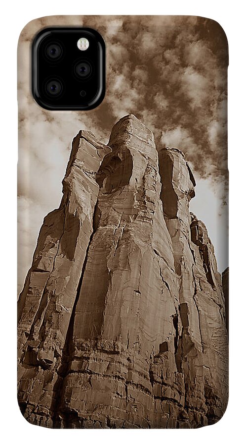 American iPhone 11 Case featuring the photograph Rock Tower by Matthew Pace