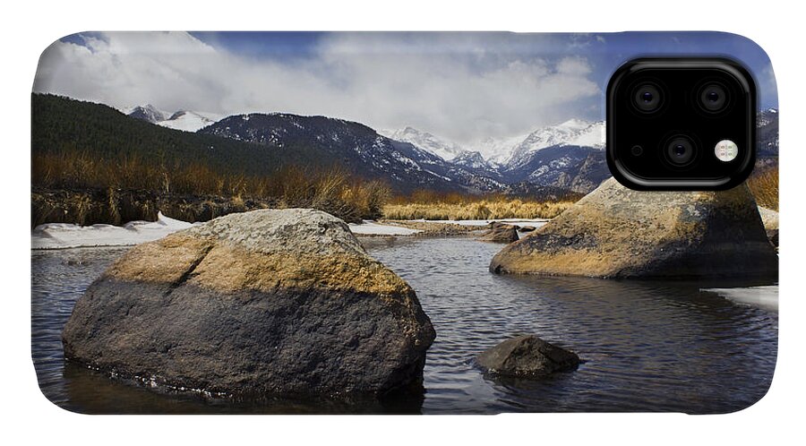 Estes iPhone 11 Case featuring the photograph Rocky Mountain Creek by Bryant Coffey