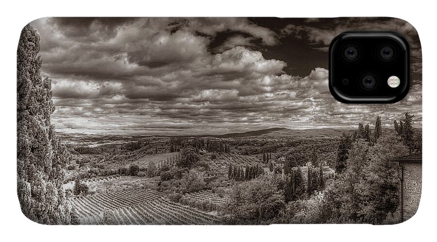 Tuscany iPhone 11 Case featuring the photograph San Gimignano View by Michael Kirk