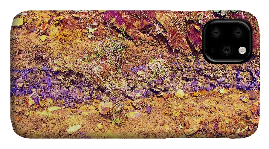 Sediment iPhone 11 Case featuring the photograph Sedimental Value by Laureen Murtha Menzl