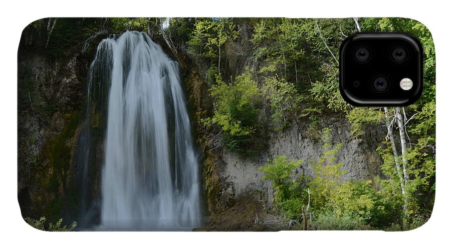 Dakota iPhone 11 Case featuring the photograph Spearfish Falls in Early September by Greni Graph