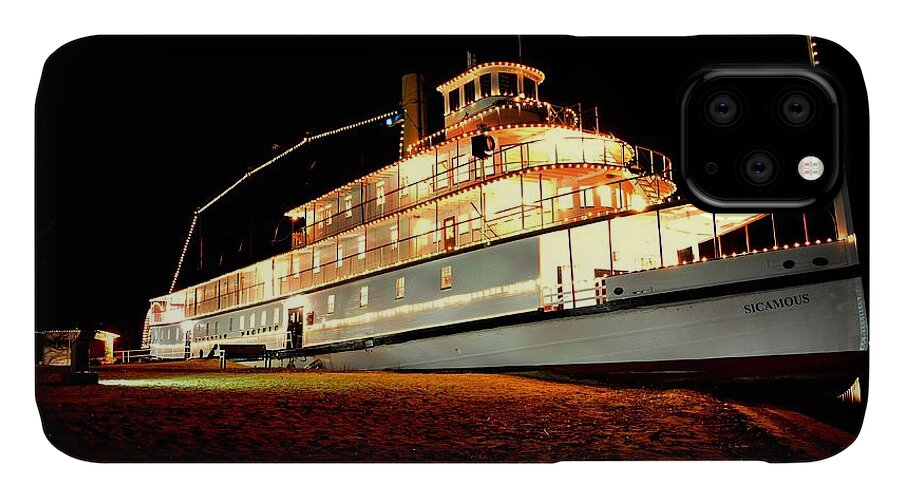 Penticton iPhone 11 Case featuring the photograph SS Sicamous FrontView 1/21/2014 by Guy Hoffman