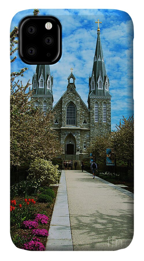 Villanova College iPhone 11 Case featuring the photograph St Thomas of Villanova by William Norton
