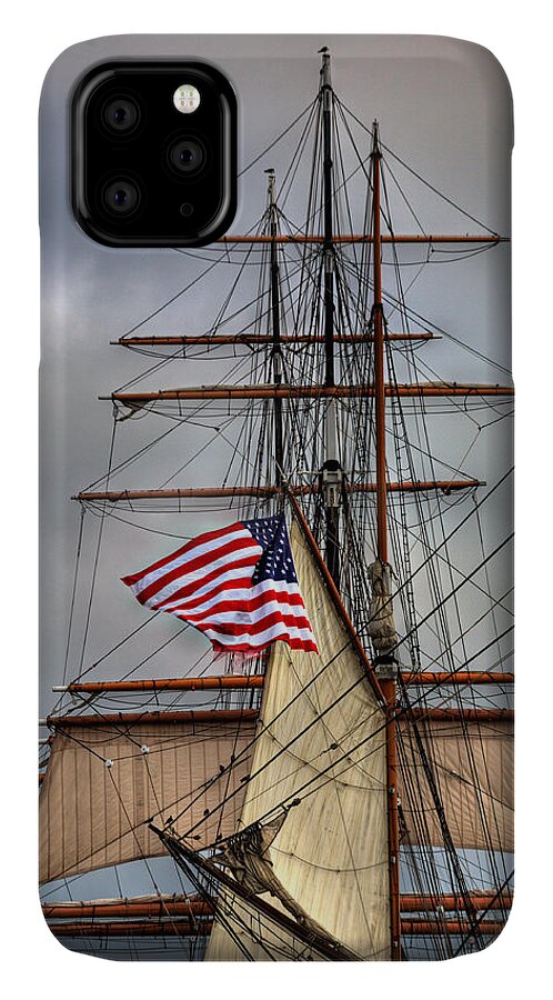 California iPhone 11 Case featuring the photograph Star of India Stars and Stripes by Peter Tellone