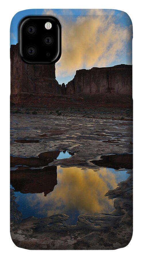 Arches National Park iPhone 11 Case featuring the photograph Storm Aftermath 1 by Ray Mathis