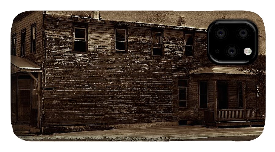 Snow iPhone 11 Case featuring the photograph Storm of 1888 by David Dehner