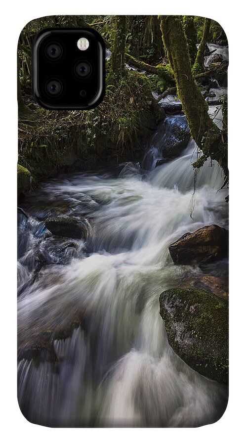 Stream iPhone 11 Case featuring the photograph Stream on Eume River Galicia Spain by Pablo Avanzini