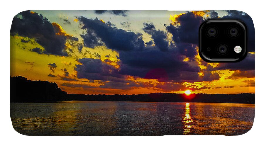 Ken iPhone 11 Case featuring the photograph Sunset At Lake Logan Martin by Ken Johnson