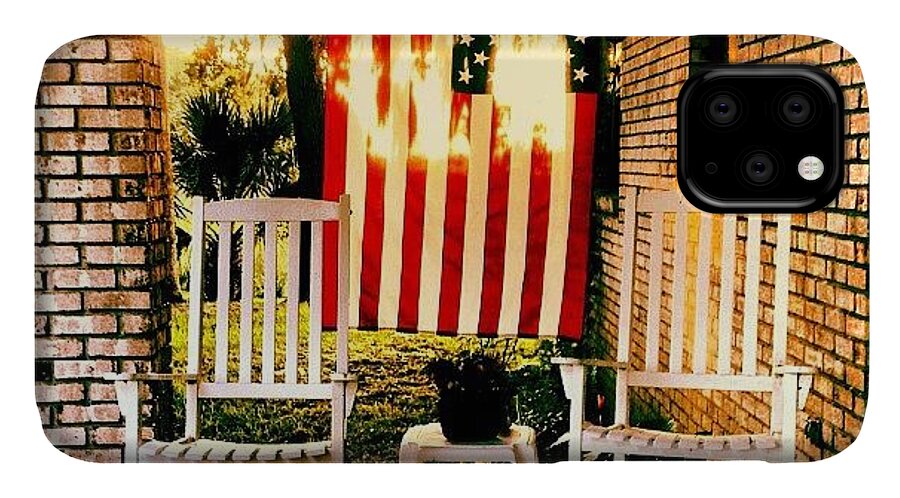America iPhone 11 Case featuring the photograph Supper Time At Grandma's by Brandon McKenzie