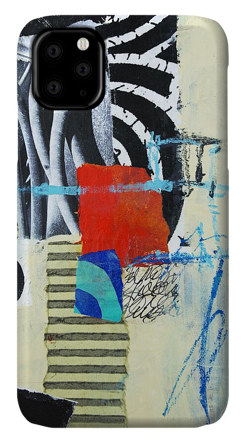 Target iPhone 11 Case featuring the mixed media Target by Elena Nosyreva