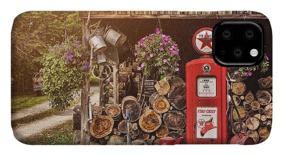 Gas Pump iPhone 11 Case featuring the photograph Ten Cents a Gallon by Heather Applegate