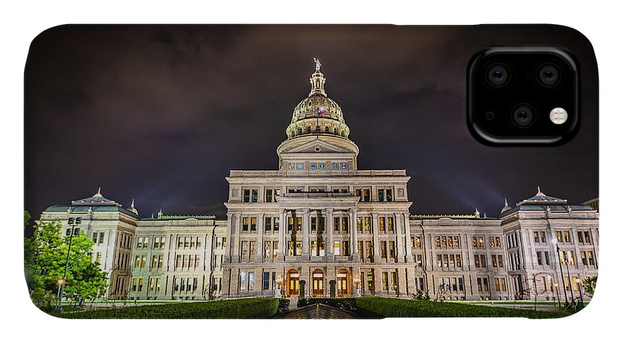 Capitol iPhone 11 Case featuring the photograph Texas Capitol Building by David Morefield