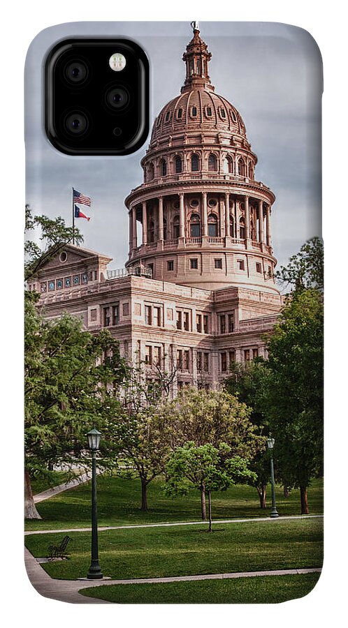Texas Capitol Building iPhone 11 Case featuring the photograph Texas Pride by James Woody